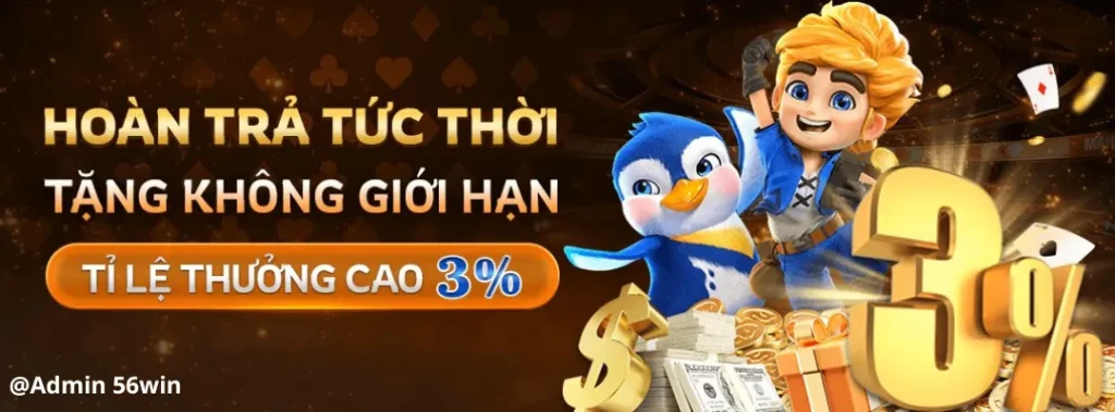 Trang 56win03 hoàn trả 3%